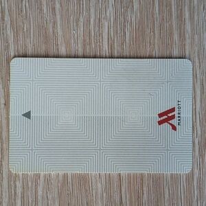Marriott Hotel Room Key Card Travel Memorabilia Collectible Geometric Print